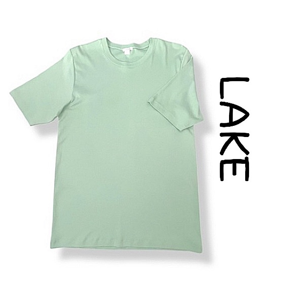 LAKE Pima Cotton Crew Neck Short Sleeve T Shirt Sea Green Mens Size XS EUC!
